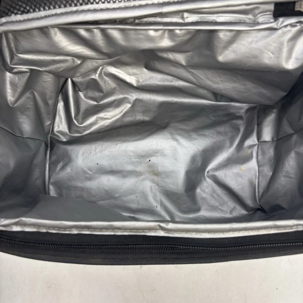 Carhartt 12 Can Insulated Lunch Box Cooler Two Compartment Black Bag Zip